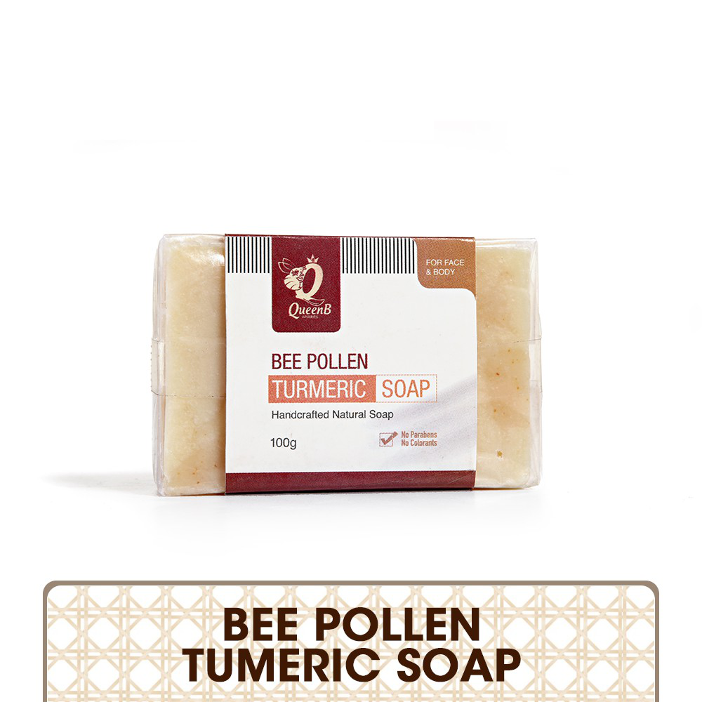 QueenB Bee Pollen Tumeric Soap