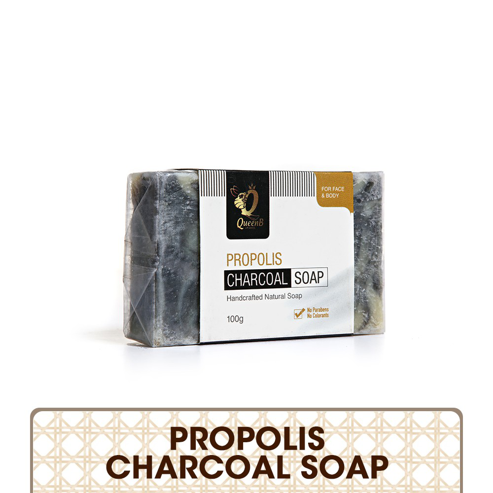 QueenB Propolis Charcoal Soap