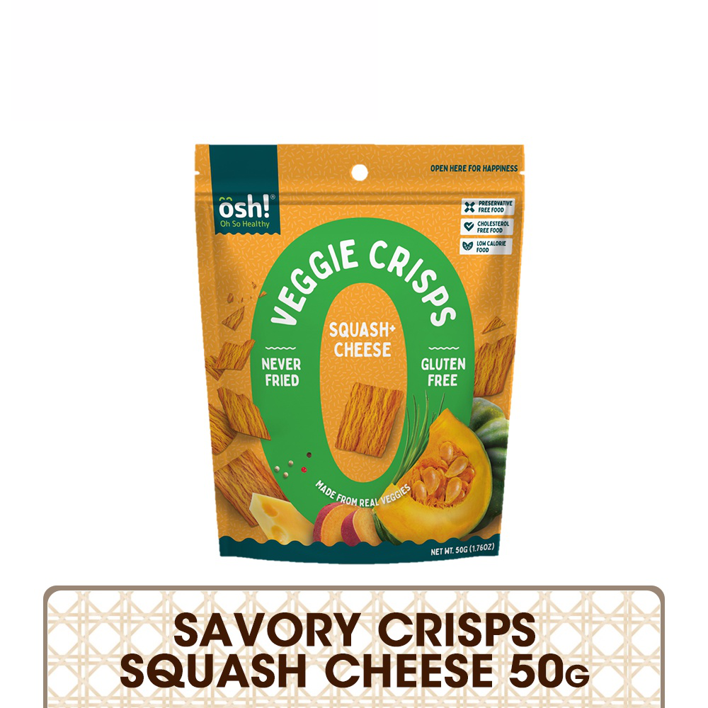 Oh So Healthy Savory Crisps Squash Cheese 50g